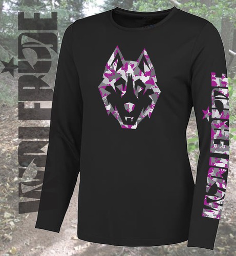 Cammo wolf damen langarm - wolf,,