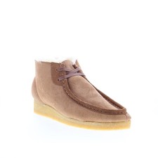 Clarks Wallabee Boot Damen Braun Wildleder Stiefel