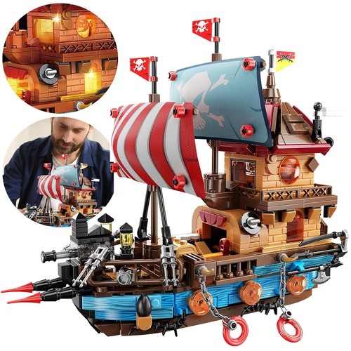 Piratenschiff baustein set mit - piratenschiff,