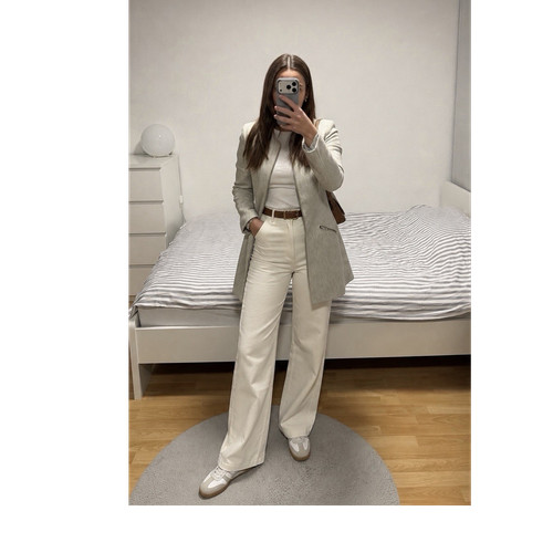 Zara damenmantel hellgrau - xs,