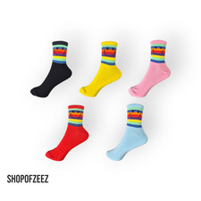 Bunte Socken Damen & Herren – Lustige Regenbogen Strümpfe – Verschiedene Farben