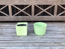 Blumentopf Set, 2-teilig, hellgrün