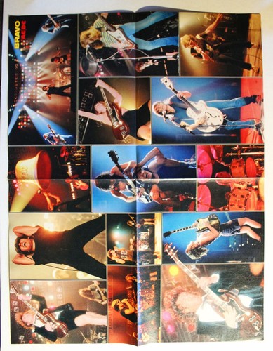 Bravo poster vintage - ac/dc,