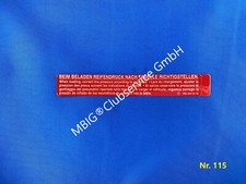 Original Aufkleber Reifendruck Mercedes W123 W124 W126 W129 W140 W201 Daimler