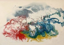 Abstraktes Gemälde Acryl auf