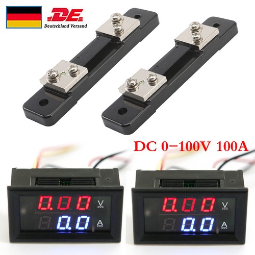 100v 100a voltmeter - 2x, 0-100v