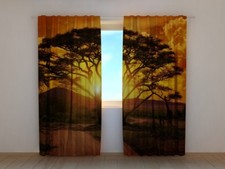 Fotogardinen africa sunset - "africa, sunset"