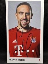 FC Bayern München, Autogrammkarte, Franck Ribéry, original Unterschrift, 