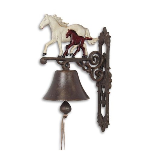 Wandglocke schimmel pferd - wandglocke,