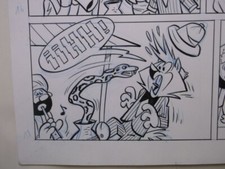 Originalzeichnung FELIX: Wups & Waldi (Kauka/Bastei) VORSICHT! Fakir++++++++++++