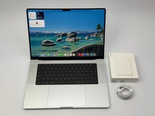 Apple MacBook Pro 16“ M1 MAX 10C CPU 24C GPU 1 TB SSD 64 GB Ram 2021 SILBER