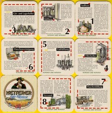 Bierdeckel, Brauerei Ketterer, Hornberg, 9 Stück