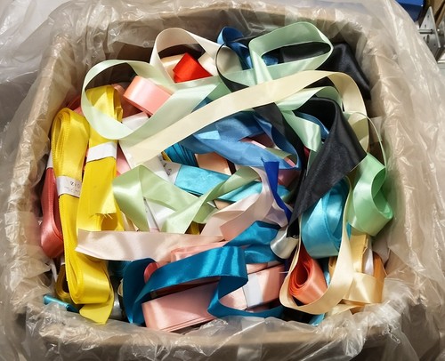 Satinband restepaket farbmix - satinband,