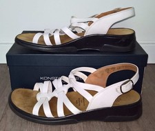 Ganter - Sandalen Echtleder Weiß Gr.5,5 (38,5) E