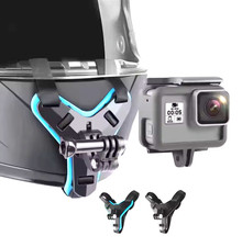 Motorradhelm Actionkamera Kinnhalterung GoPro Insta 360 Mottorrad Helm Halterung