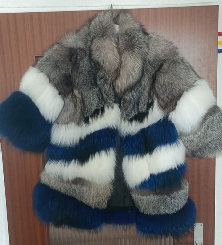 Extravagante fuchspelzjacke - extravagante,