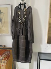 Barbara SPEER hochwertige Zweiteiler Xl/XXL Khaki Grün neu