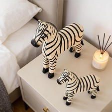 2 Teiliges Zebra Statuen Set