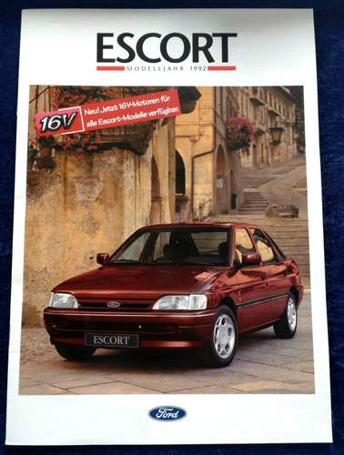 Ford escort prospekt 1992 - escort,