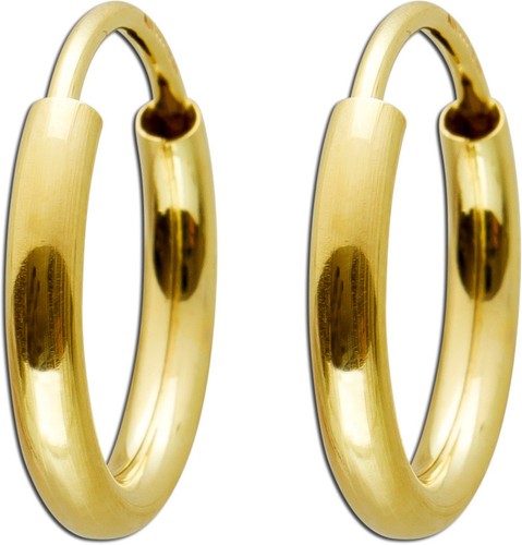 Creolen 13mm gelbgold 585 - creolen,