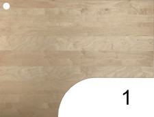 IKEA Galant Ecktischplatte / L - Form 160x80x60x120cm  - Birke gebraucht