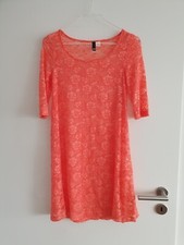 Spitzenkleid Korall Orange H&M