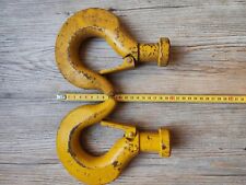 2x Kettenzug Kran  Unterflasche Lasthaken Kranhaken 5000 kg