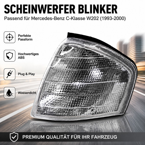 Weißer blinker links vorne - blinker,