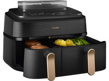 PHILIPS NA552/00 Steam Airfryer 5000 Series Dual Basket 9L, 2750 Watt
