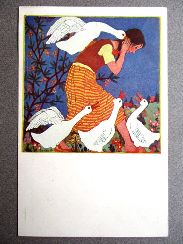 Vintage postkarte professor - postkarte,