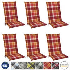 6x Auflage Polster Hochlehner