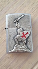 Zippo Templer + Feuersteine + Docht + Benzin