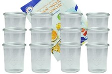 12 Weck Gläser Glas 160 ml