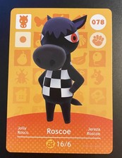 Original Animal Crossing Amiibo Karte - 078 Roscoe