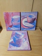 Triptychon, handgemalte Bilder