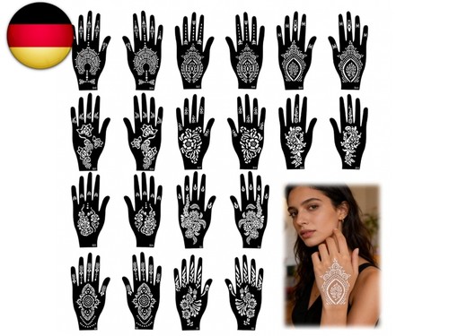 Stück henna schablonen - stück,