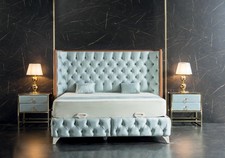 Schlafzimmer Set Weiß Metall