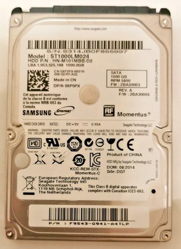 Laptop sata festplatte - laptop, 1tb
