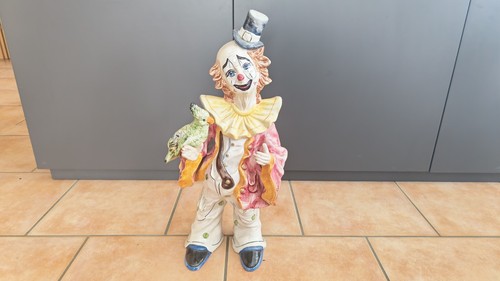 Porzellan clown figur - porzellan,
