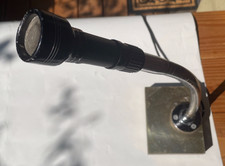 Vintage Beyerdynamics Mikrofon M41 von 1955/56 mit Schwanenhals und massivem Fuß