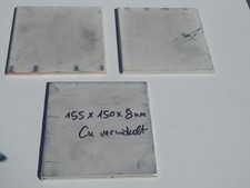 Kupfer Kupferplatte vernickelt