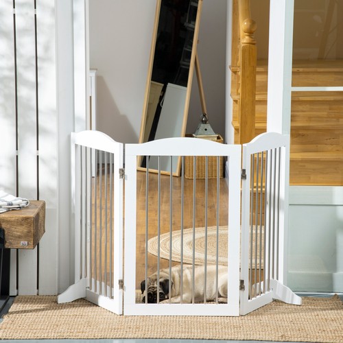 Pawhut hunde absperrgitter - pawhut,