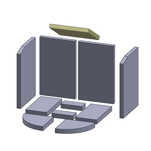 Heizgasumlenkplatte 270 230 - heizgasumlenkplatte,