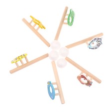 Holz Blasrohr Ball Spiel Lernspielzeug Balance Training Freizeitspaß