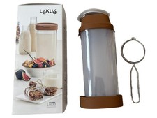Lékué Joghurtbereiter Braun 1000ml für hausgemachten Joghurt