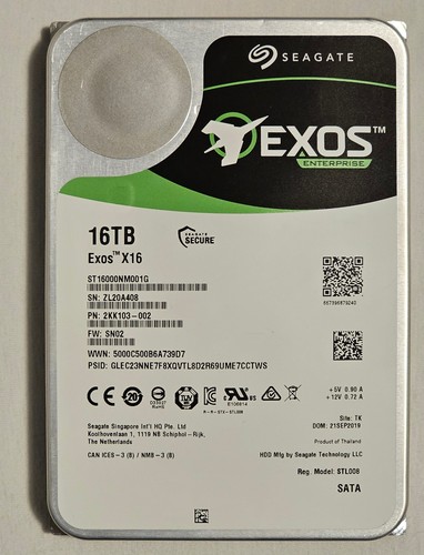 Seagate exos x16 st16000nm001g - x16,