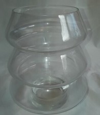 Vintage Glas Vase 17,5 cm