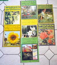Wohnen Im GRÜNEN Ausgaben 1979/80/81 /84/85- 6 Zeitschriften für Haus und Garten
