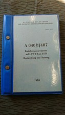 NVA VORSCHRIFT A 040/1/407