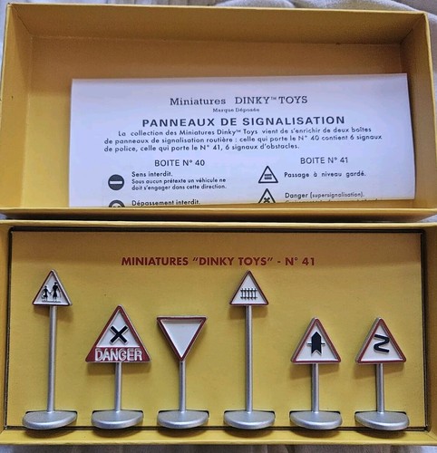 Dinky toys verkehrsschilder - dinky,